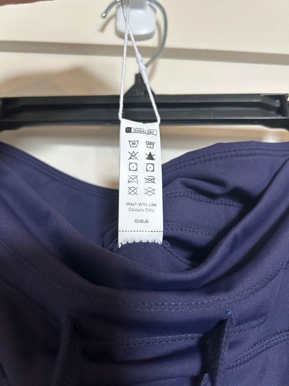 Halara SoftlyZero™ Plush High Waisted Drawstring Pocket Plain Full Length Medium - Picture 8 of 9